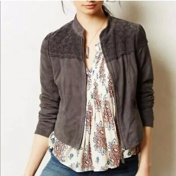 Anthropologie Jackets Coats Anthropologie Elevenses Gray
